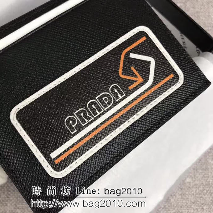 PRADA普拉達 官網同步 2018最新摩登態度系列 男士卡片夾 2MC223 DD1336
